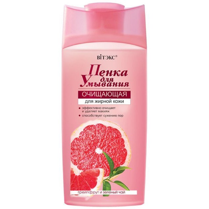 Пенка для умывания Bitэкс, для жирной кожи, грейпфрут и зелёный чай, 275 мл