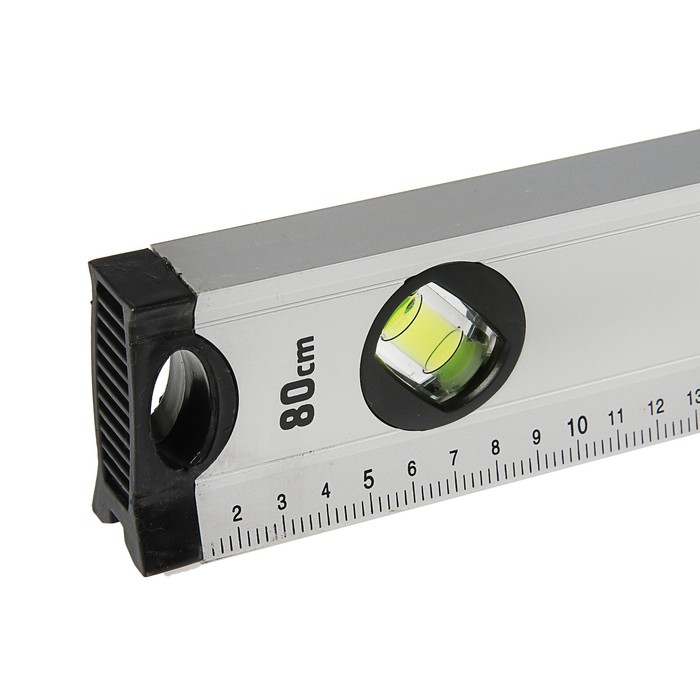 Уровень TOPEX, 80 см, алюминиевый, 5 глазков 0, 1.5, 3.5, 45, 90°, ручка, для труб