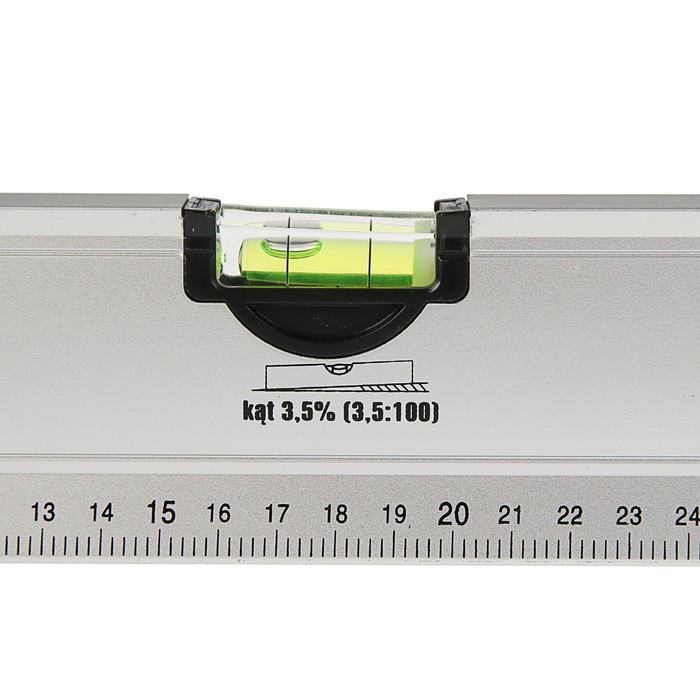 Уровень TOPEX, 80 см, алюминиевый, 5 глазков 0, 1.5, 3.5, 45, 90°, ручка, для труб