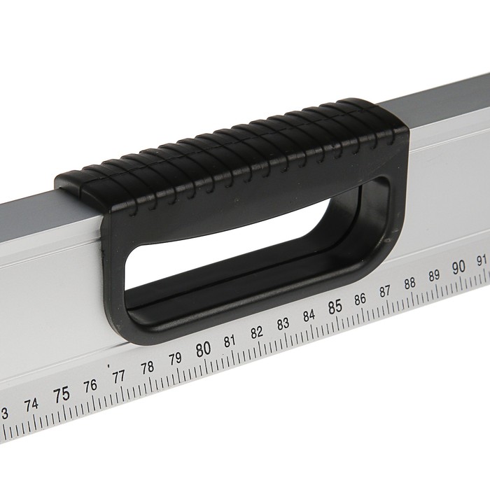 Уровень TOPEX, 100 см, алюминиевый, 5 глазков 0, 1.5, 3.5, 45, 90°, ручка, для труб