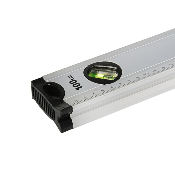 Уровень TOPEX, 100 см, алюминиевый, 5 глазков 0, 1.5, 3.5, 45, 90°, ручка, для труб