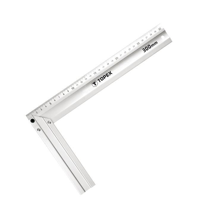 Угольник TOPEX, 300 x 175 мм, алюминиевый