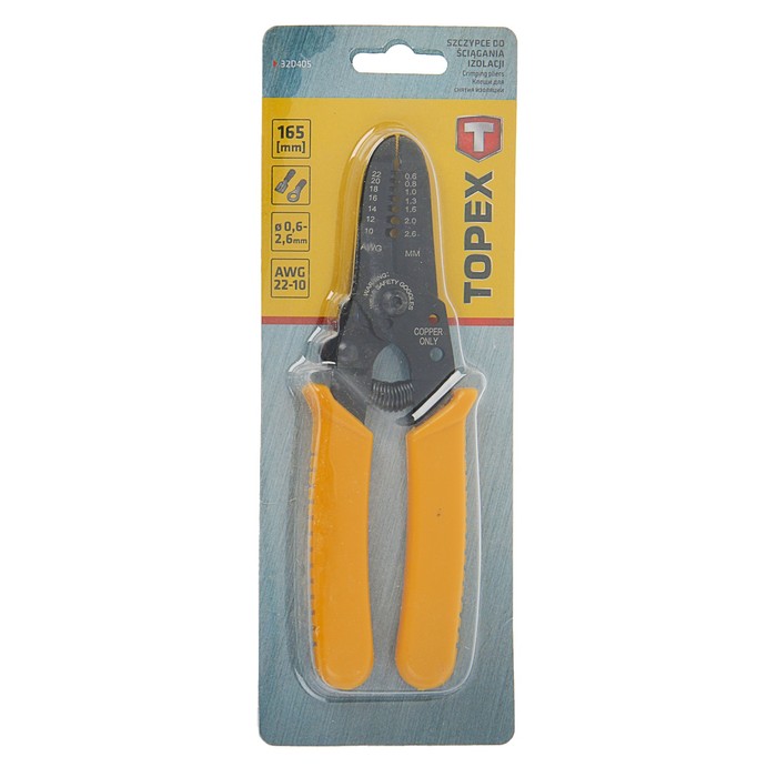 Съемник изоляции TOPEX, 165 мм