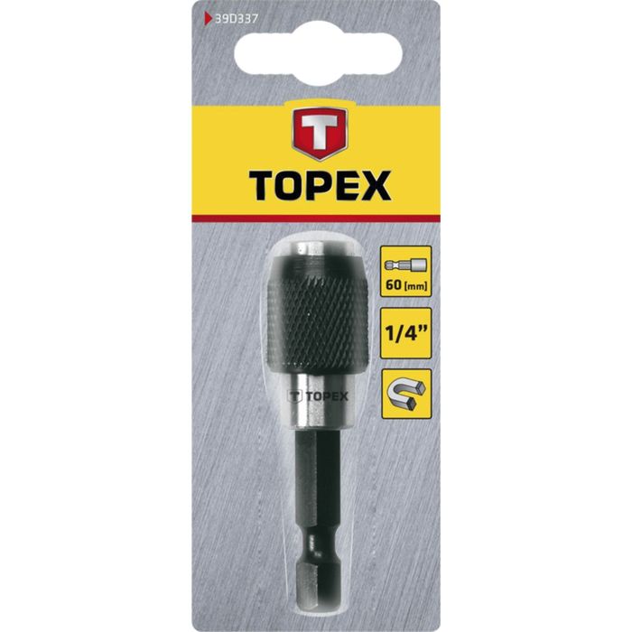 Держатель насадок TOPEX, 1/4", 60 мм