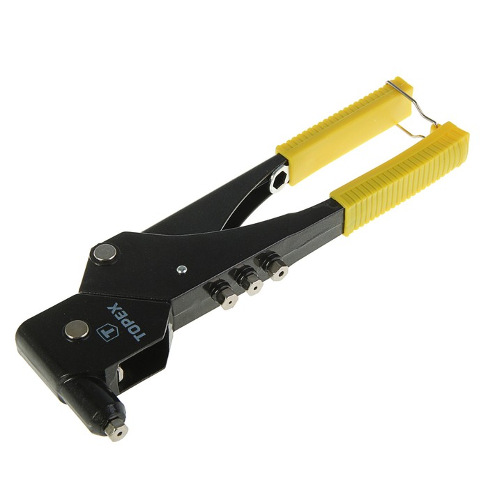 Заклепочник TOPEX, алюминиевый, заклепки 2.4 - 4.8 мм, 290 мм, несколько положений