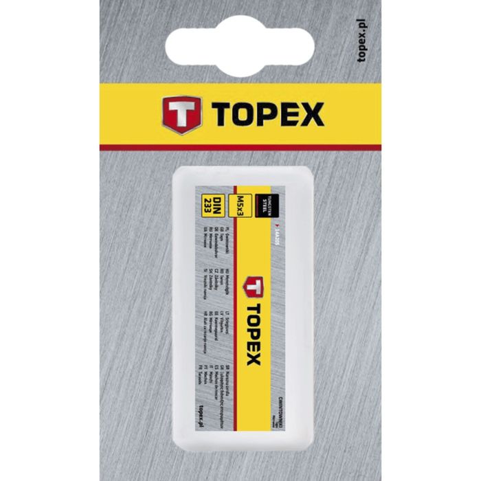 Метчики TOPEX, M4, набор 3 шт.