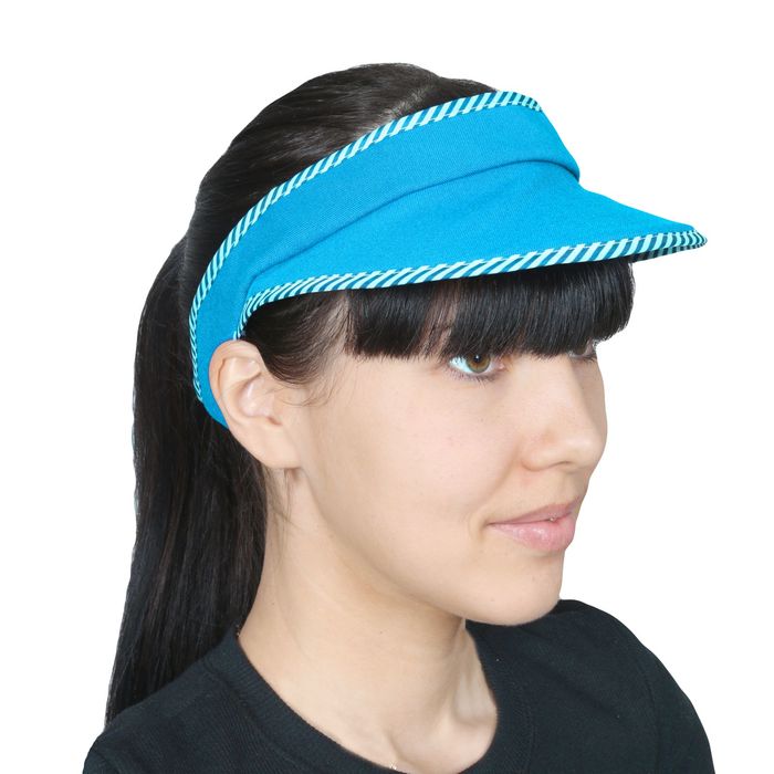 Кепи-козырёк, цвет бирюзовый