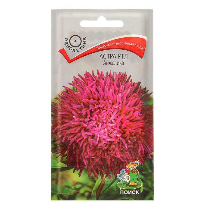 Семена цветов Астра игл "Анжелика", О, 0,3гр