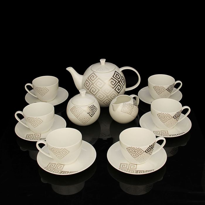 Сервиз чайный "Иви", 15 предметов УЦЕНКА