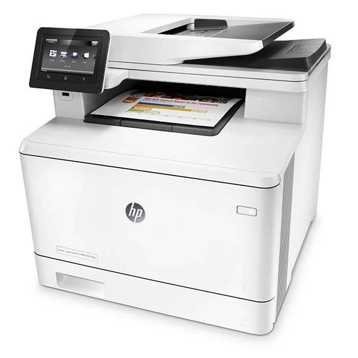 МФУ, лазерная цветная печать HP Color LaserJet Pro M477fdn (CF378A), А4, Duplex, LAN