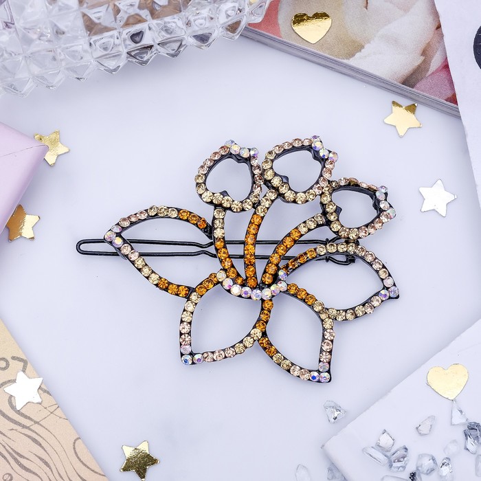 Зажим для волос "Аланж" тюльпаны