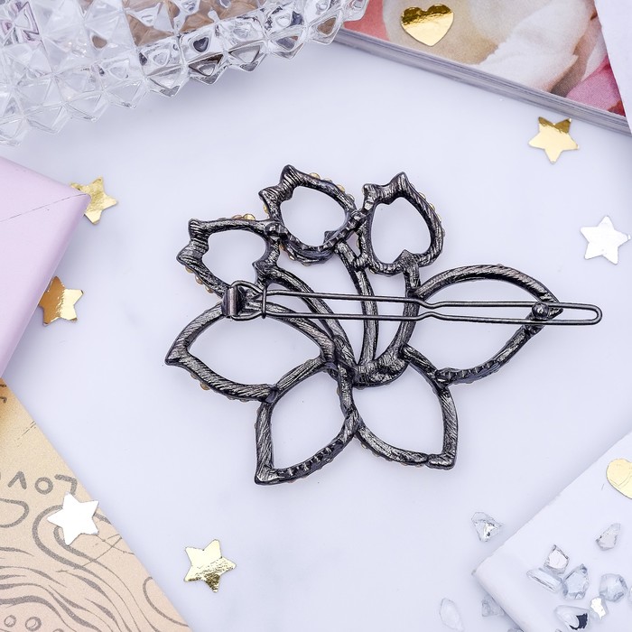 Зажим для волос "Аланж" тюльпаны