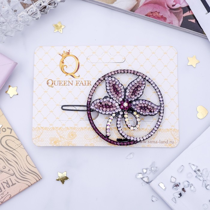 Зажим для волос "Аланж" цветок