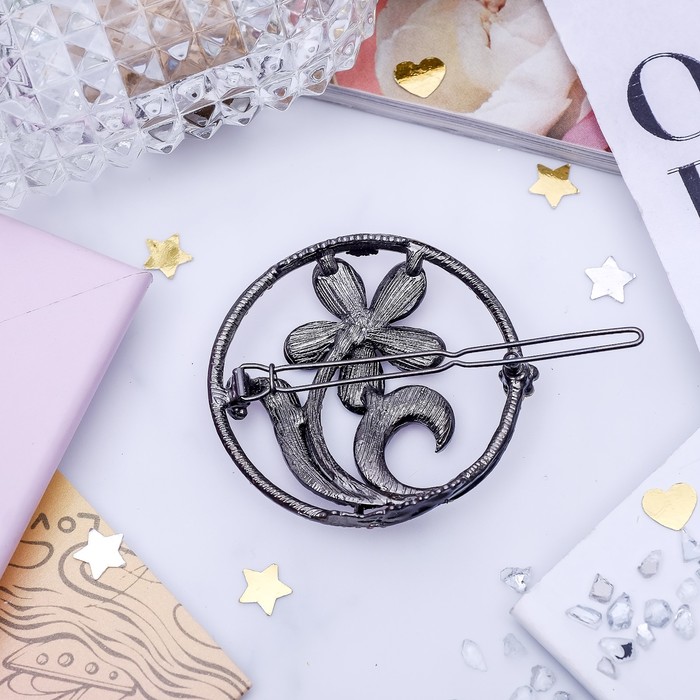 Зажим для волос "Аланж" ромашка