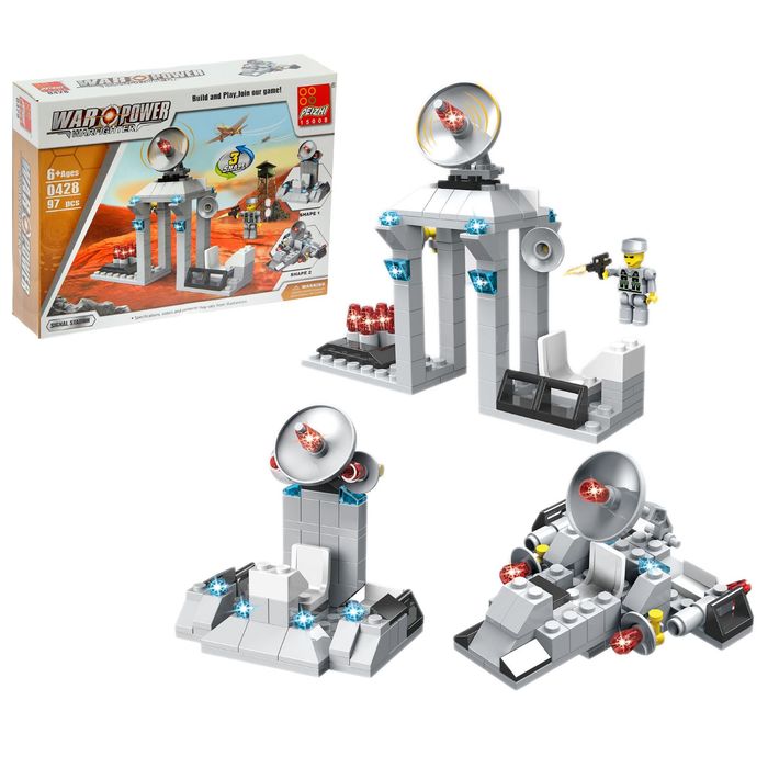 Конструктор «Радиостанция, 97 деталей, 3 варианта сборки