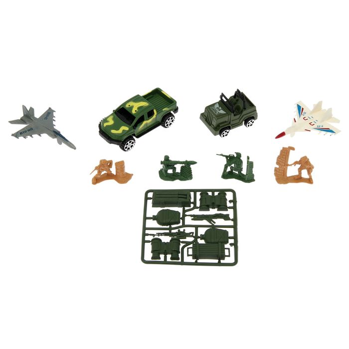 Набор солдатиков "Войнушка", солдатики и спецтехника