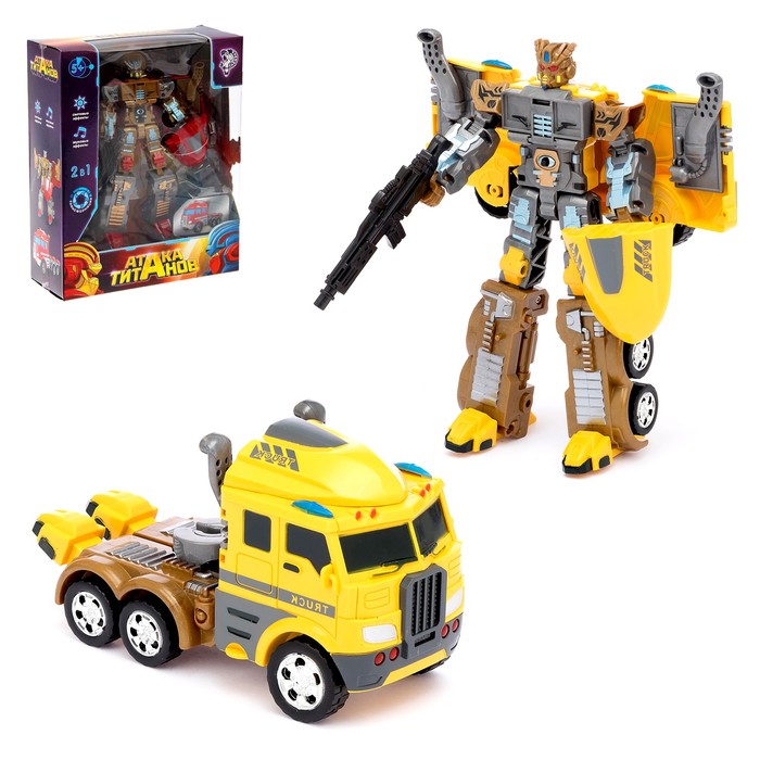 Робот-трансформер «Грузовик», цвета МИКС