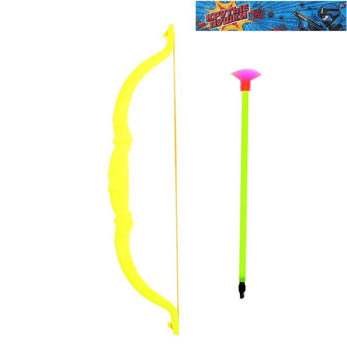 Лук "Охотник", стреляет присоской, цвета МИКС