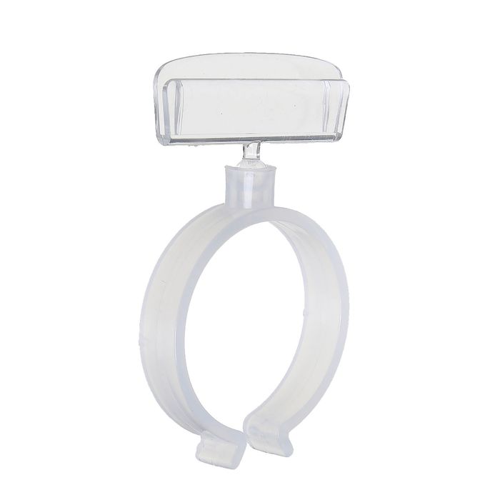 Держатель ценника на колбасу 30-45, цвет прозрачный