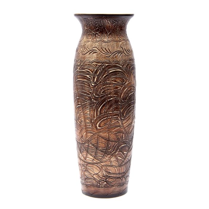 Ваза напольная "Луиза" художественная роспись, декор