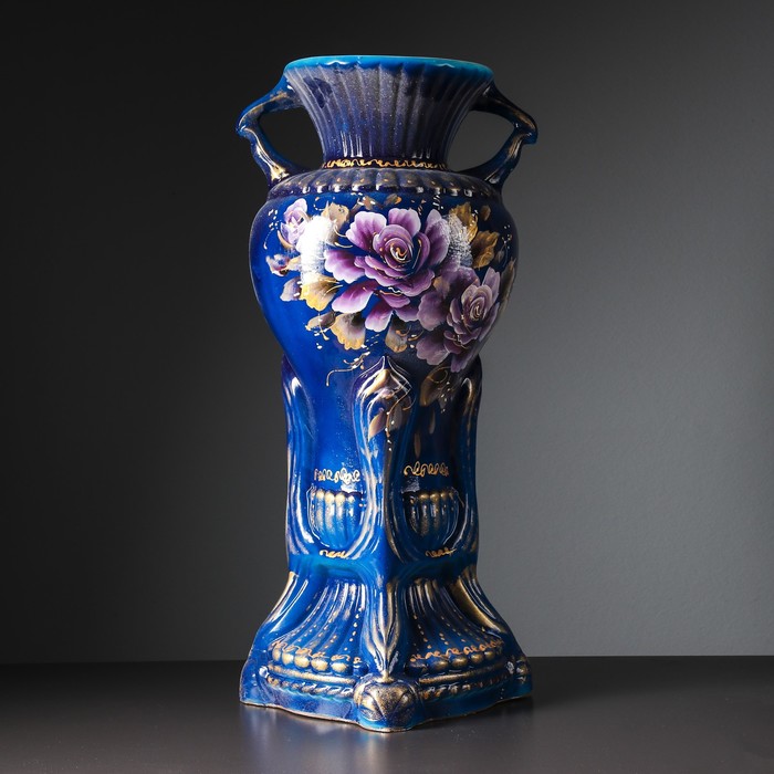 Ваза напольная "Аиша" синий  микс