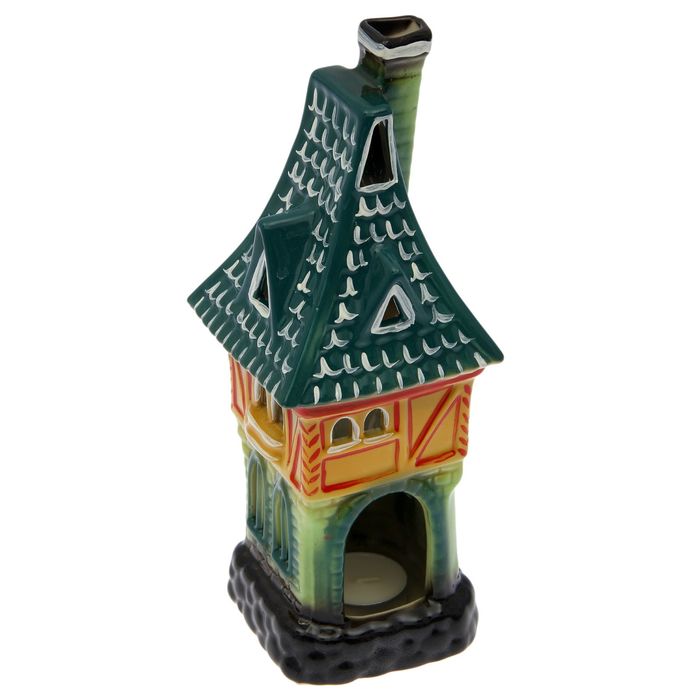 Светильник "Домик", зелёный
