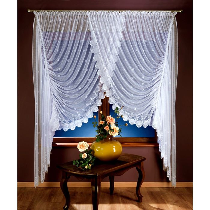 Гардина "Рафаэлла", размер 400х250 см, белый 5774