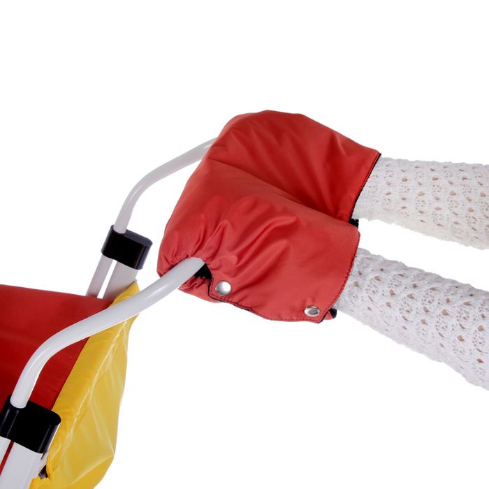 Санки-коляска "Зоопарк", цвет лимонный