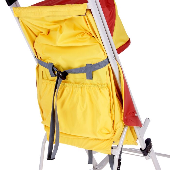 Санки-коляска "Зоопарк", цвет лимонный