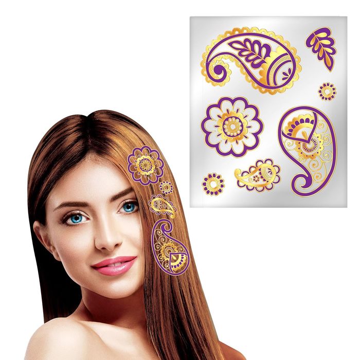 Набор для декорирования волос "Узоры"