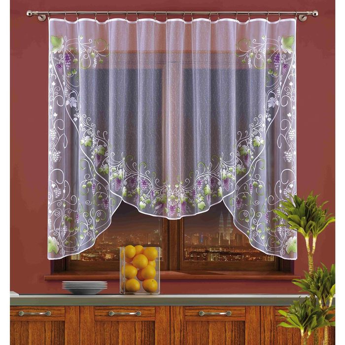 Гардина, размер 300х150 см, белый 706А