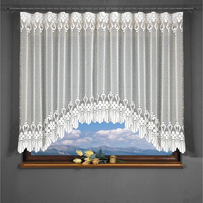 Гардина, размер 350х150 см, белый 9258