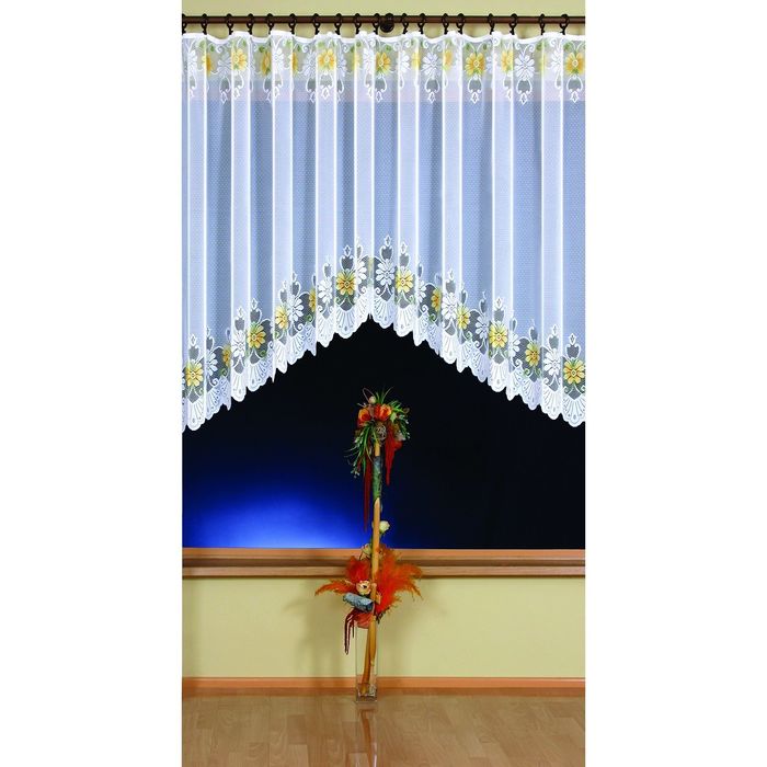 Гардина, размер 300х150, белый 9361