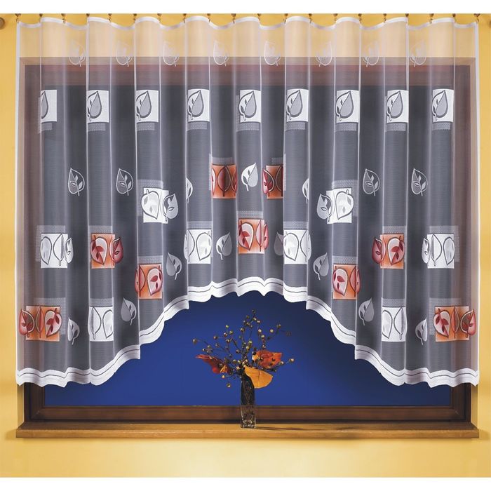 Гардина, размер 300х150 см, белый 9387