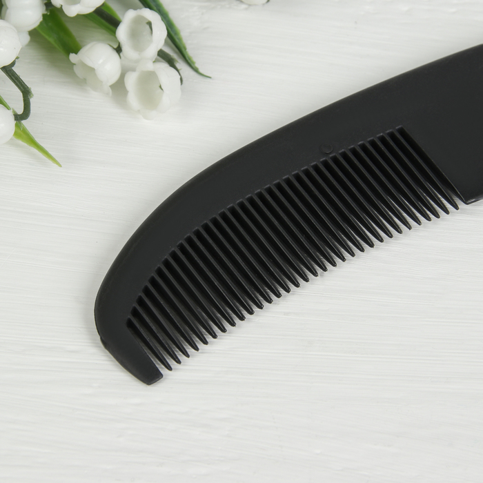 Расчёска с ручкой, цвет чёрный