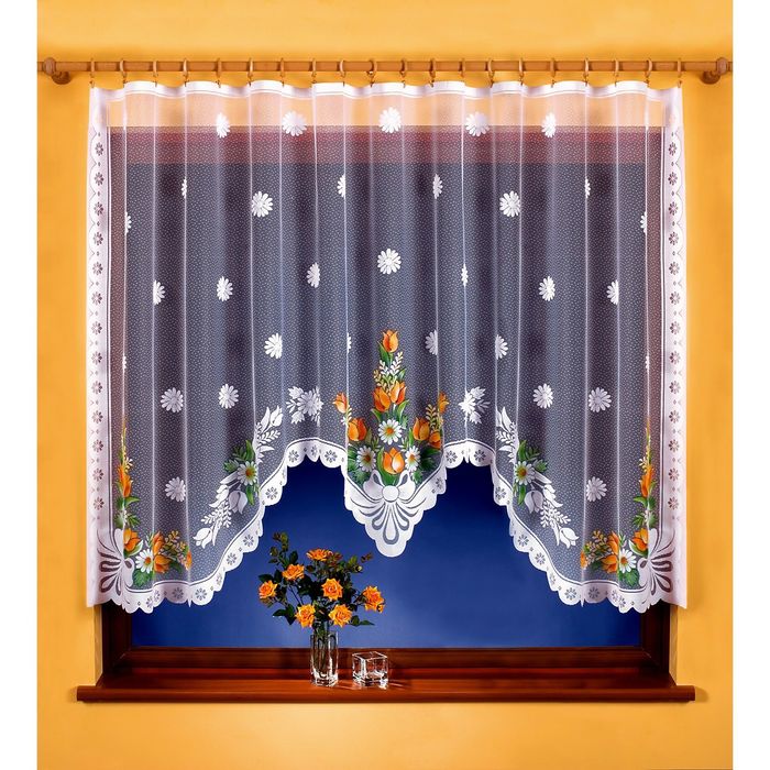 Гардина, размер 300x150 см, белый 9456