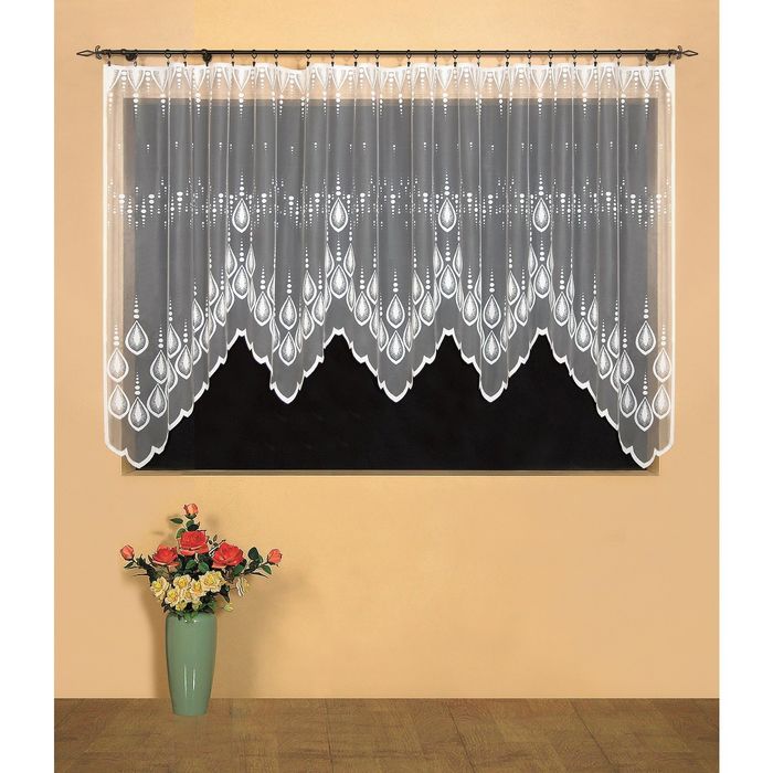 Гардина, размер 400х160 см, белый 9519