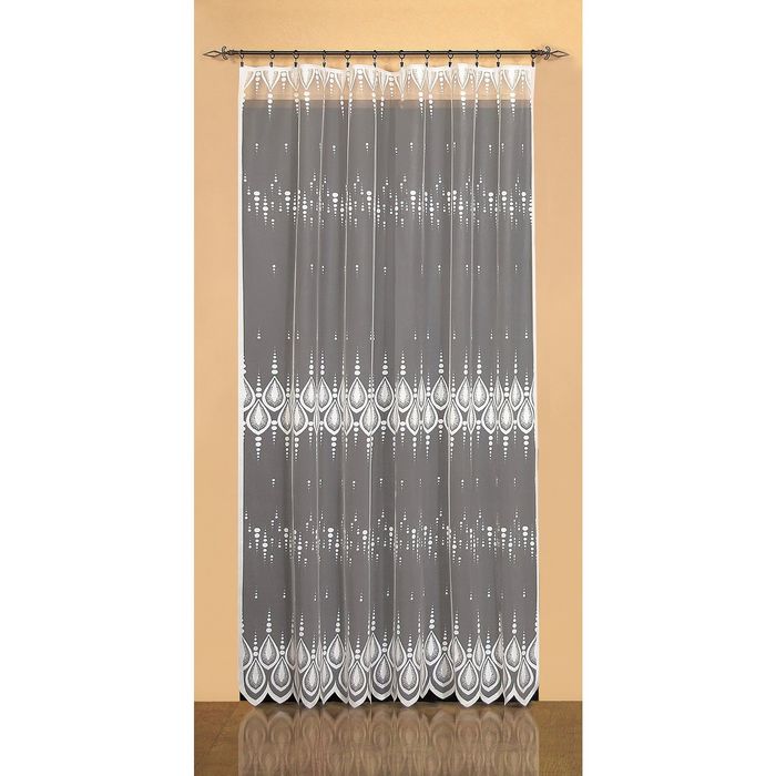 Гардина, размер 200х250 см, белый 9521