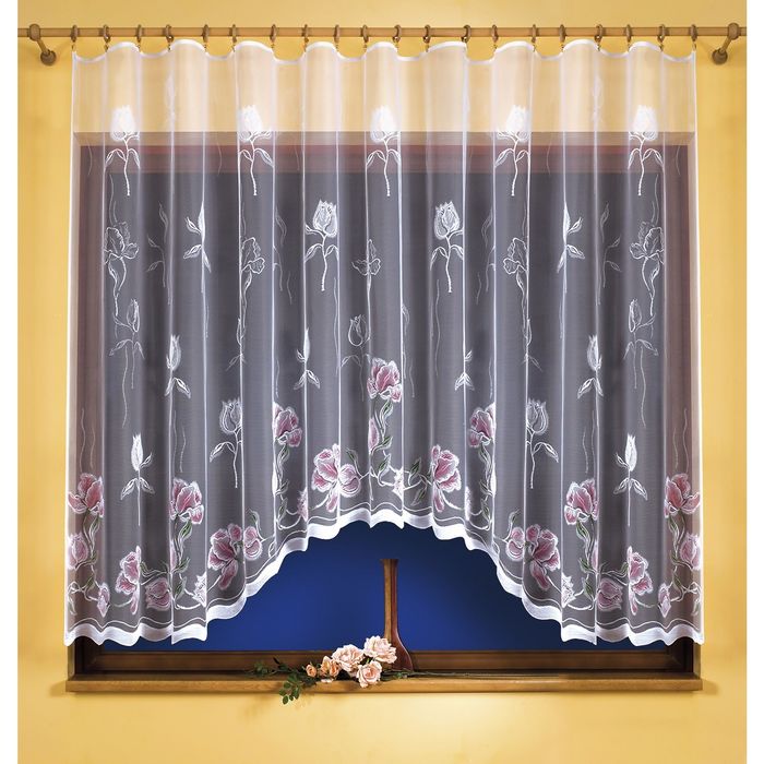 Гардина, размер 350х180 см, белый 9533