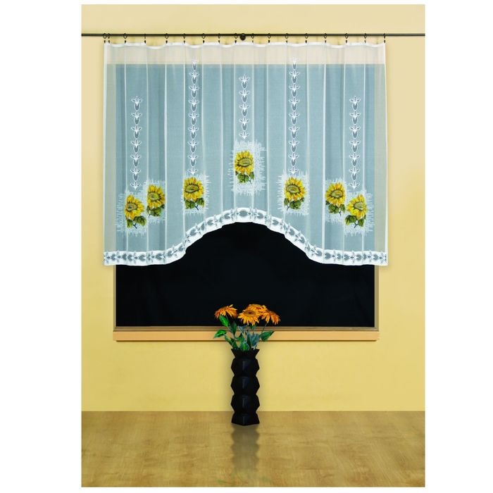 Гардина, размер 300x150 см, белый 9553