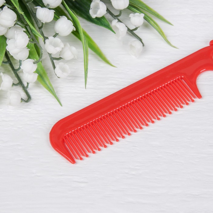 Расчёска с ручкой, цвета МИКС