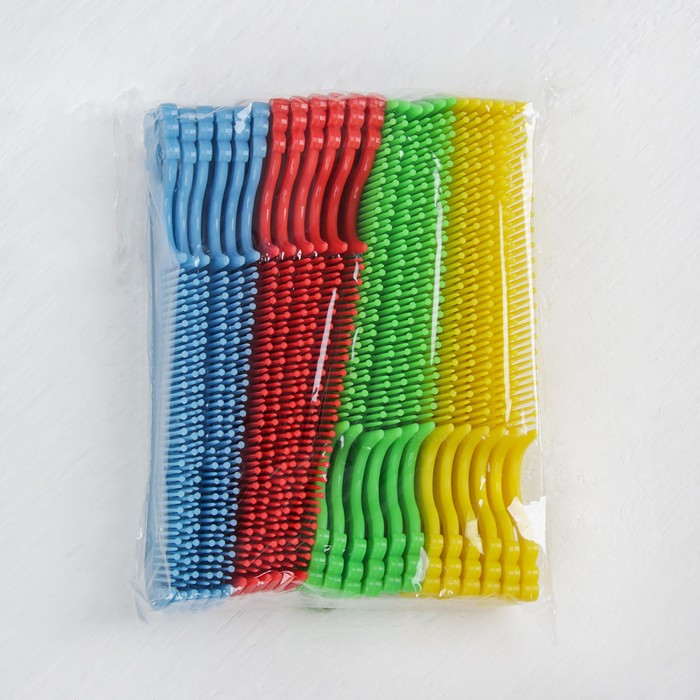 Расчёска с ручкой, цвета МИКС