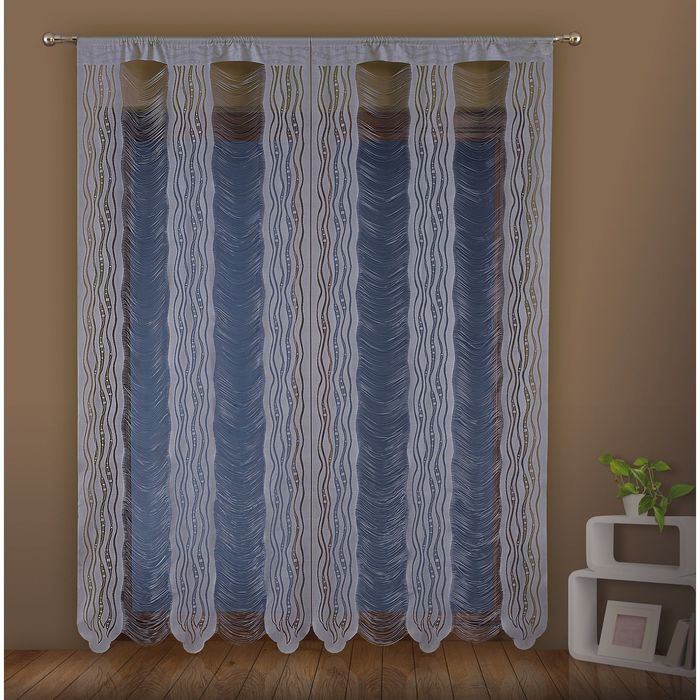 Гардина-лапша, размер 200х250 см, асфальт 9632