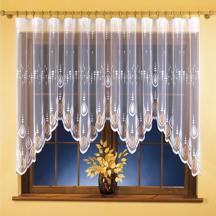 Гардина, размер 350х150 см, белый 9641