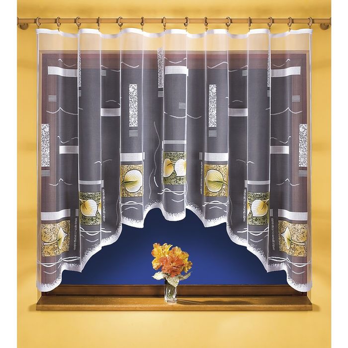 Гардина, размер 300х150 см, белый 9671