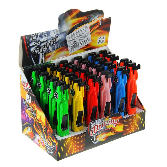 Ручка шариковая-прикол Машинка МИКС