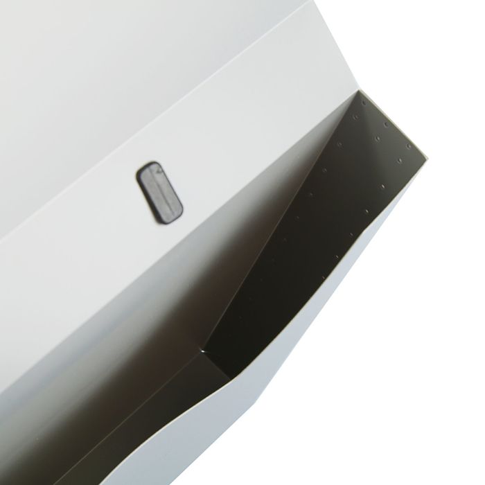 Папка-портфель на замке А4, Standard 700 мкм, 1 отделение, серая