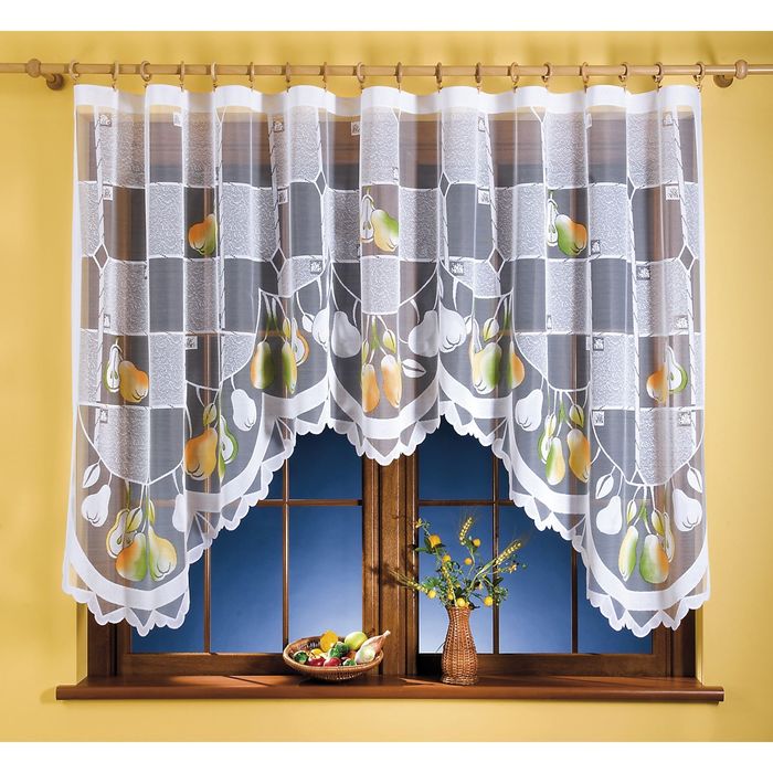 Гардина, размер 300x150 см, белый 024A