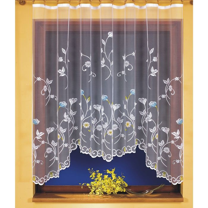 Гардина, размер 400х160 см, белый 040А