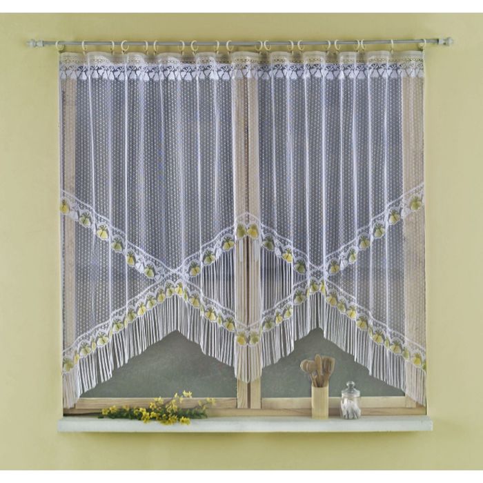 Гардина, размер 300х180 см, белый 125Е